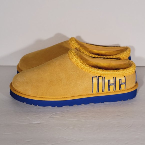 UGG Tasman Graphic Outline Wool Slippers Men's Size 10 UCLA Bruins Colorway - Picture 1 of 6